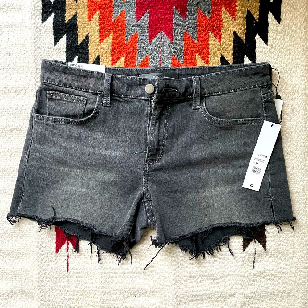 Joe’s Jeans “The Ozzie” Cut Off Shorts Black - 28